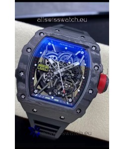 Richard Mille RM35-02 Rafael Nadal Carbon Fiber Casing with Genuine Tourbillon Super Clone Watch