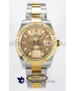 Rolex Super Clone Datejust ETA 2688 Movement 31MM Two Tone Yellow Gold Watch and Dial