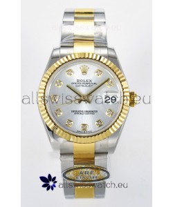 Rolex Super Clone Datejust ETA 2688 Movement 31MM Two Tone Yellow Gold Swiss Steel Dial 