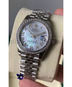 Rolex Datejust 278384 31MM Swiss Replica in 904L Steel in Pearl Dial - 1:1 Mirror