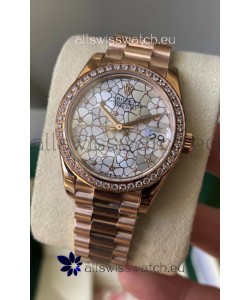 Rolex Datejust M278248 31MM Swiss Replica in Gold - Motif Dial 1:1 Mirror Quality