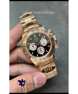 Rolex Daytona REF.126505 Cal 4131 1:1 Swiss Replica Watch - 904L Steel Rose Gold 