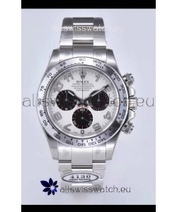 Rolex Cosmograph Daytona Panda M116519 Original Cal.4130 Movement - 904L Steel Watch White Dial