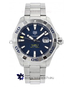 Tag Heuer Aquaracer Calibre 5 1:1 Mirror Replica Watch Blue Dial 904L Steel 44MM