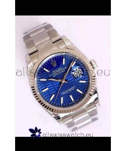 Rolex Datejust Fluted-Motif Dial 41MM Cal.3135 Movement Swiss Replica Watch in 904L Steel Casing