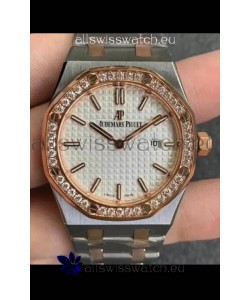 Audemars Piguet Royal Oak Quartz 33MM Swiss Watch Two Tone Swiss - 1:1 Mirror Replica Edition