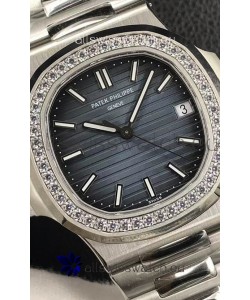 Patek Philippe Nautilus 5713/1G 904L Steel 2023 Updated Mirror Replica Watch - Blue Dial