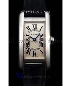Cartier Tank Americaine Ladies Swiss Quartz Watch 1:1 Mirror Replica