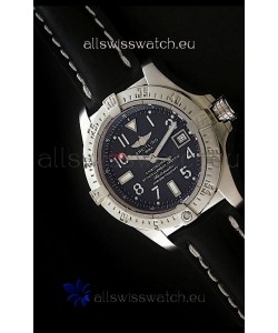 Breitling Seawolf Swiss Automatic Watch in Black Dial