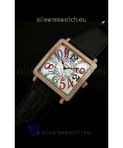 Franck Muller Master Square Swiss Replica Watch in White Dial