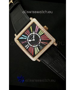 Franck Muller Master Square Swiss Replica Watch in Black Dial