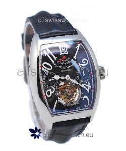 Franck Muller Casablanca Calender Tourbillon Swiss Watch in Black Dial