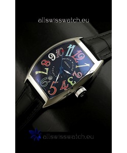 Franck Muller Casa Blanca Japanese Replica Watch in Black Dial
