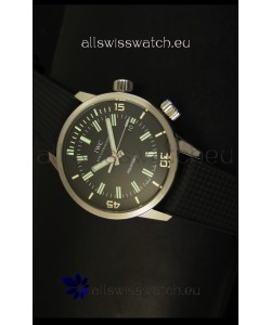 IWC Aquatimer Automatic Vintage 1967 Swiss Watch in Black Dial