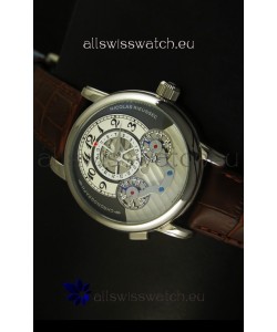 Mont Blanc Nicolas Riessec Stainless Steel Case in Grey Dial