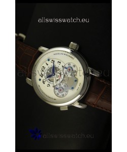 Mont Blanc Nicolas Riessec Stainless Steel Case in White Dial