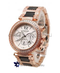 Cartier Pasha Seatimer Swiss Replica Diamonds Watch