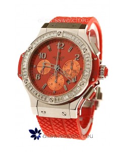 Hublot Big Bang White Baguette Diamonds Shaped Bezel