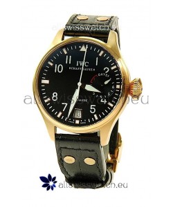 IWC Big Pilot Swiss Replica Gold Watch 