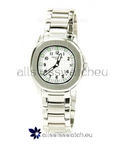 Patek Philippe Aquanaut Ladies Steel Watch in Green Markers
