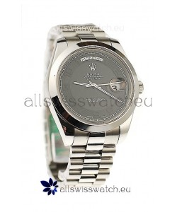 Rolex Day Date II Silver Japanese Replica Watch