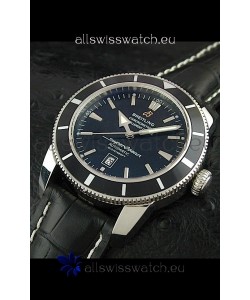 Breitling Superocean Swiss Replica Watch in Black Dial