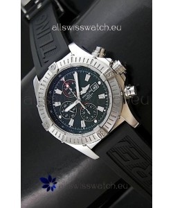 Breitling Super Avenger Swiss Watch in Black Dial - Ultimate Mirror Replica 
