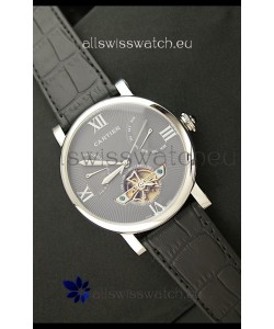 Cartier Calibre de Swiss Tourbillon Grey Watch