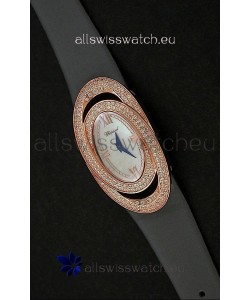Chopard Xtravagza Swiss Replica Watch in Black Strap