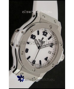 Hublot Big Bang King Swiss Quartz Watch in White Strap