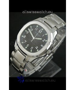 Patek Phillipe Nautilis Swiss Replica Watch in Black Dial