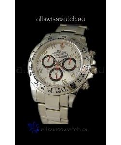 Rolex Daytona Cosmograph Swiss Replica Watch in White Dial
