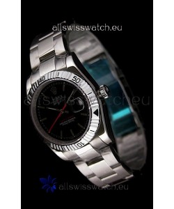 Rolex Datejust Turn O Graph Replica Watch in Black Dial