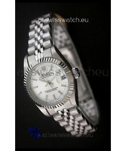 Rolex Datejust Oyster Perpetual Superlative ChronoMeter Japanese Watch in White Dial