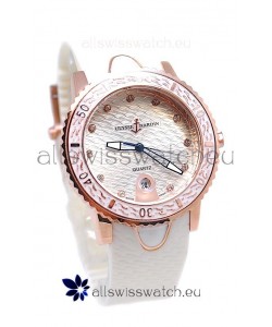 Ulysse Nardin Lady Diver Replica Watch in Pink Gold Casing