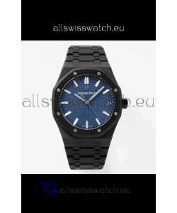 Audemars Piguet Royal Oak PVD Coated Swiss Replica Watch 3120 Swiss Movement - Blue Dial 