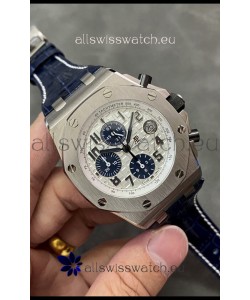 Audemars Piguet Royal Oak Offshore Chronograph White Dial 904L Steel 1: 1 Mirror 3126 Movement