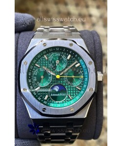 Audemars Piguet Royal Oak Perpetual Calendar Swiss Replica 904L Steel in Green Dial 
