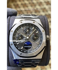 Audemars Piguet Royal Oak Perpetual Calendar Swiss Replica 904L Steel in Grey Dial 