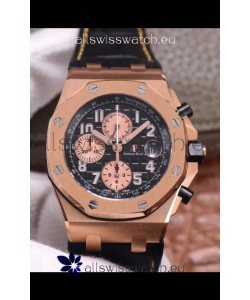 Audemars Piguet Royal Oak Offshore Chronograph Rose Gold 904L Steel 1: 1 Mirror 3126 Movement