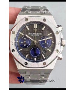 Audemars Piguet Royal Oak Chronograph Slate Grey Dial Steel Strap Swiss Replica Watch