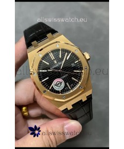 Audemars Piguet Royal Oak 15510 50th Anniversary 41MM Black Dial Rose Gold 41MM 1:1 Mirror Replica