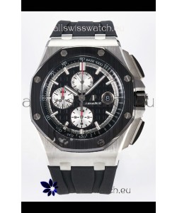 Audemars Piguet Royal Oak Offshore Chronograph Black Dial 1:1 Super Clone Replica Watch - 904L Steel
