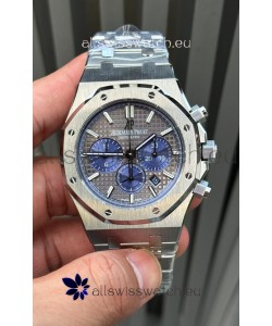 Audemars Piguet Royal Oak Chronograph Grey Dial Steel Strap Swiss Replica Watch