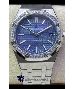 Audemars Piguet Royal Oak 37MM Blue Dial Watch in 3120 Movement - 1:1 Mirror Replica