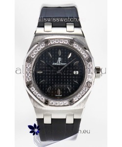 Audemars Piguet Royal Oak 33MM 904L Steel Quartz Black Dial Swiss Replica Watch