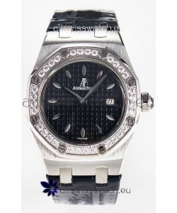 Audemars Piguet Royal Oak 33MM 904L Steel Quartz Black Dial Swiss Replica Watch