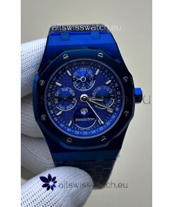 Audemars Piguet Royal Oak Perpetual Calendar Super Clone Blue Ceramic Replica Watch