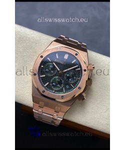 Audemars Piguet Royal Oak 50th Anniversary Super Clone - Rose Gold Casing Green Dial in 41MM