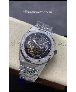 Audemars Piguet Royal Oak Double Balance Wheel Openworked FROSTED Edition 1:1 Superclone Replica Watch